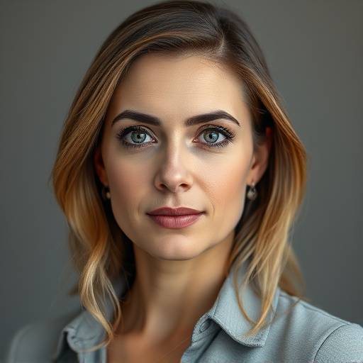 Portrait d'Elena Garcia, Responsable Espagne, avec un regard déterminé et professionnel